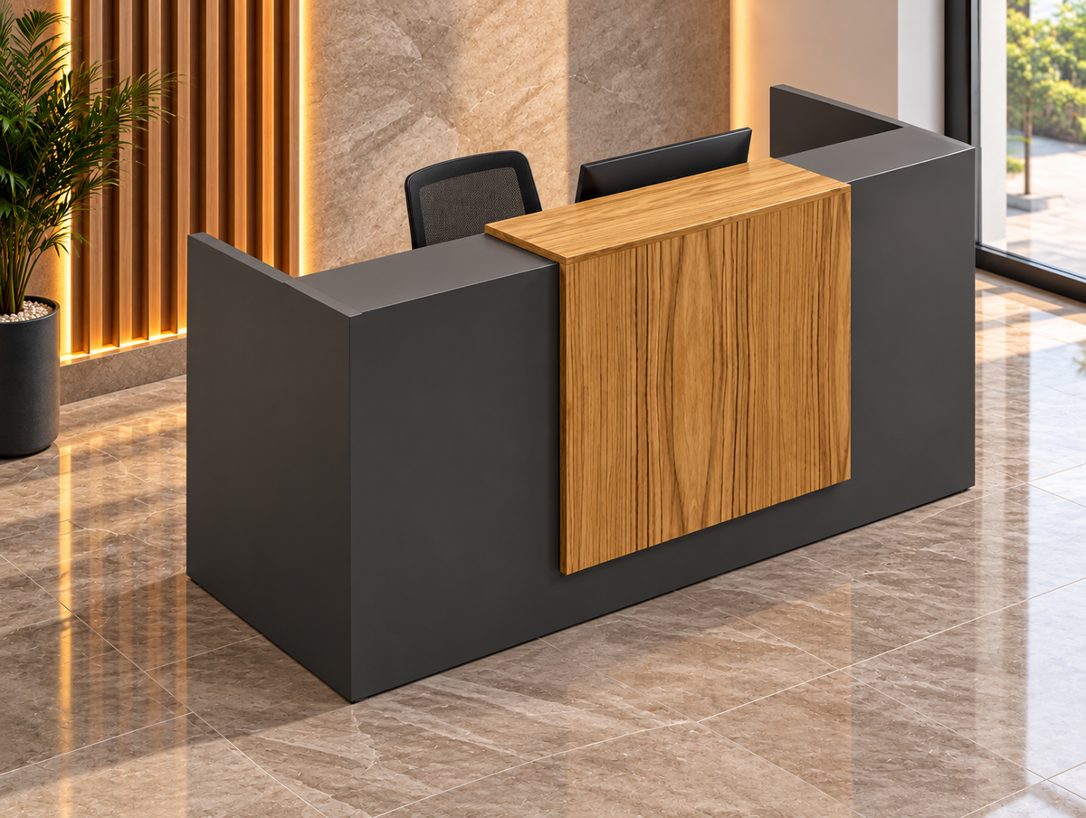 مكتب استقبال - Reception Counter - خشب MDF اسباني - CEM-106