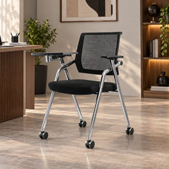 Modern Lecture Chair – Metal + Durable Leather from Oscar Furniture-OFF-OMD-336