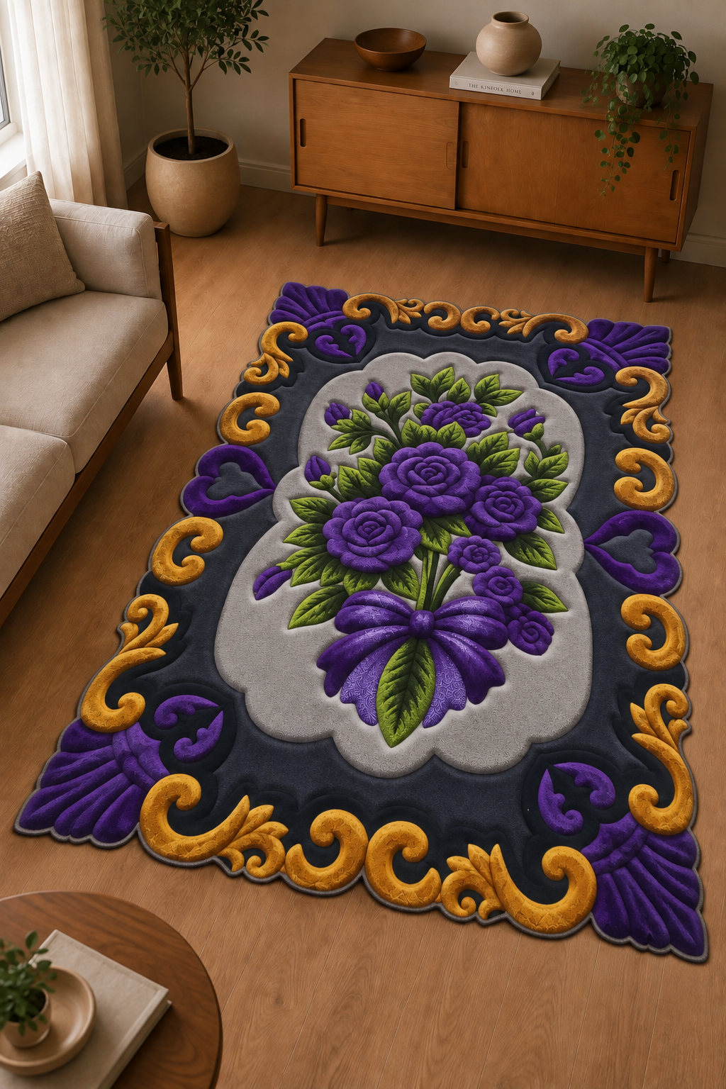 Oscar Furniture 7D Printed Hand-Tufted Carpet Alternative - FNN-006