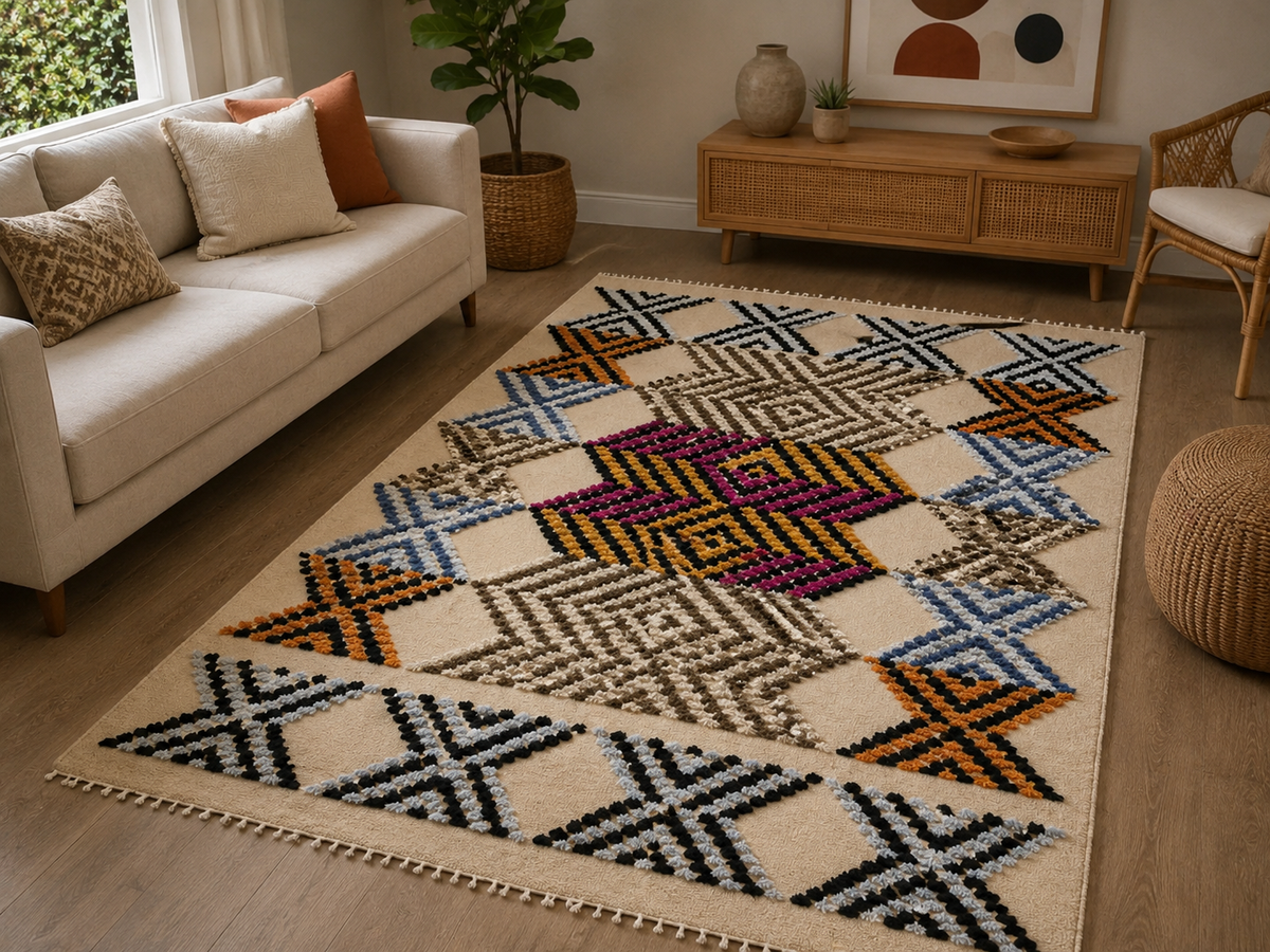 Handmade wool floor rug from Oscar Furniture – Rof-168