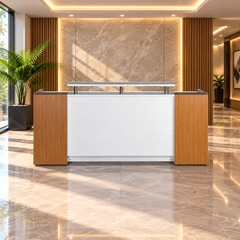 مكتب استقبال - Reception Counter - خشب MDF اسباني - CEM-104