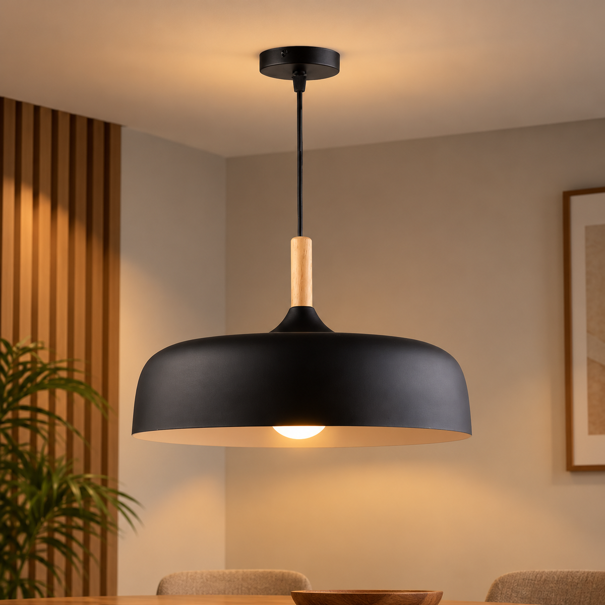 Luxury aluminum chandelier with a distinctive geometric design