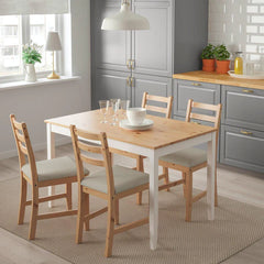 Dining table - 5 pieces of high quality beech wood - KYN-160