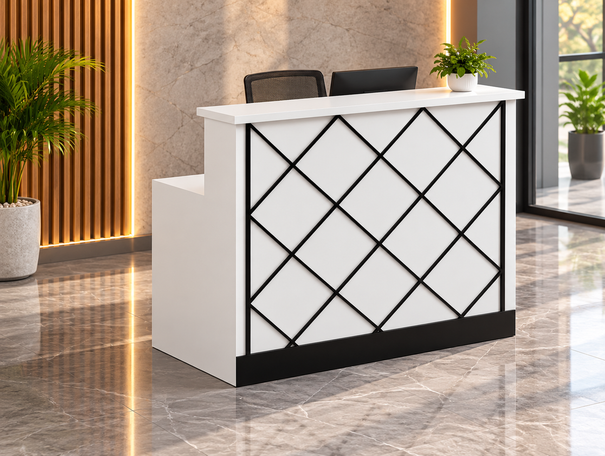 Reception desk - Reception Counter - Spanish MDF wood - CEM-118