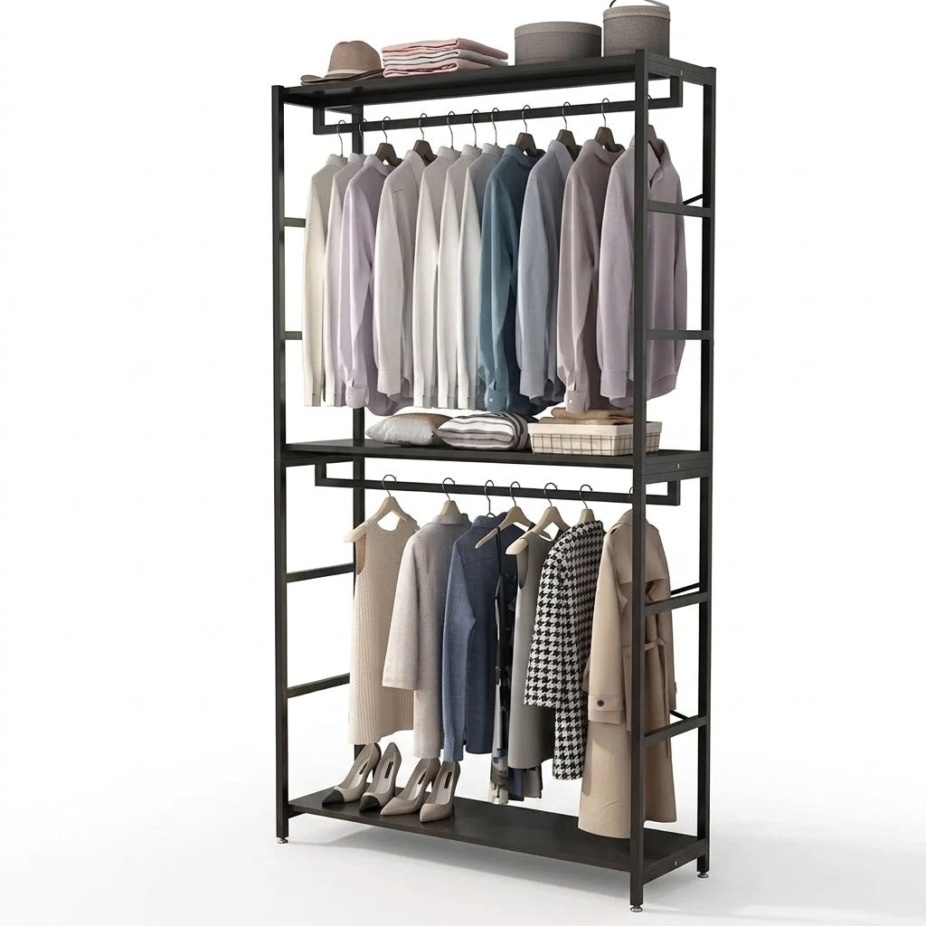 دريسنج خشب MDF كبير بتصميم عملي لتنظيم الملابس – WAF-228