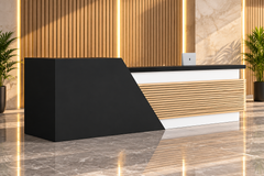 Reception desk - Reception Counter - Spanish MDF wood - CEM-113