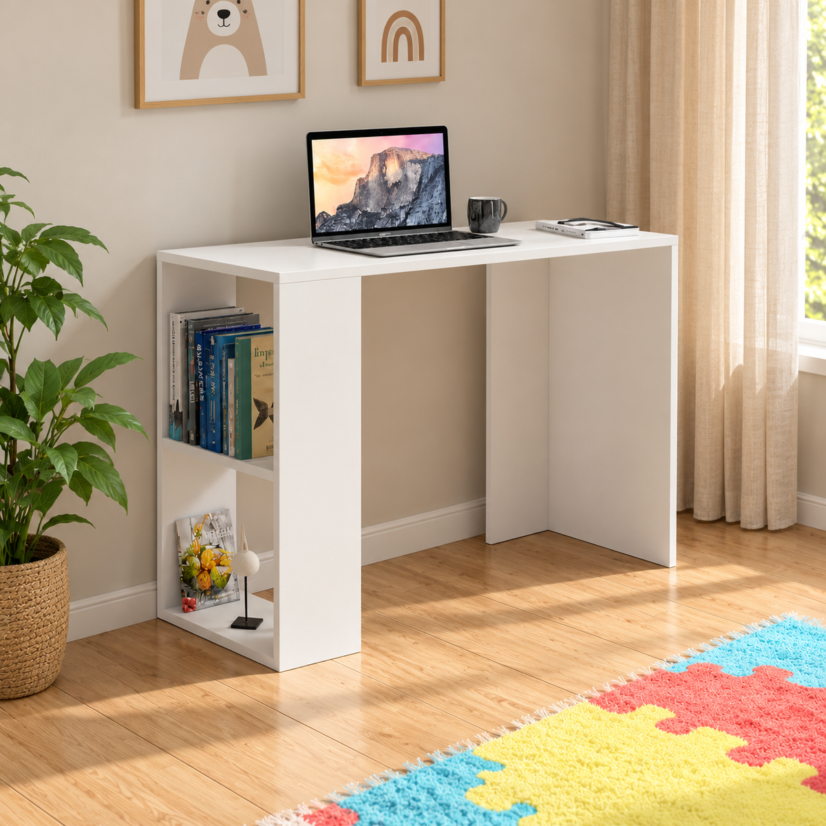 Modern Practical Children's Desk Made from the Finest Types of Wood - OSM-609