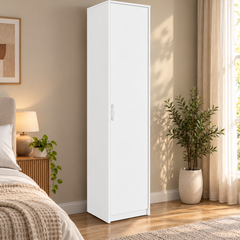 White MDF storage unit - 180x40x35 cm - OSM-540