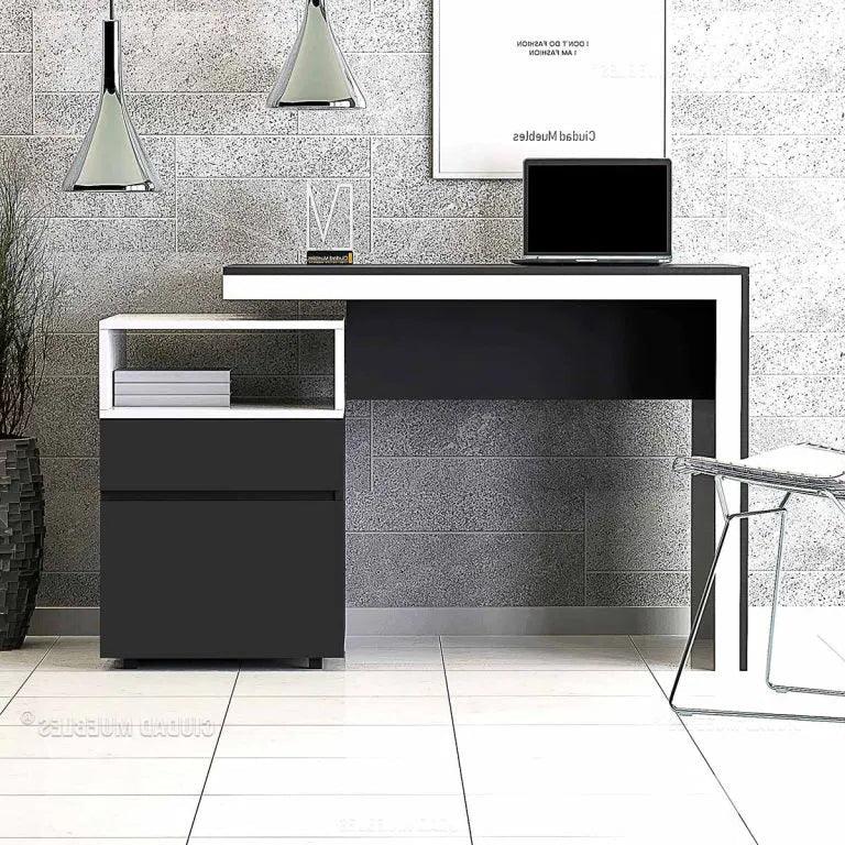 مكتب خشب MDF عملي بتصميم عصري للعمل والدراسة – WAF-233
