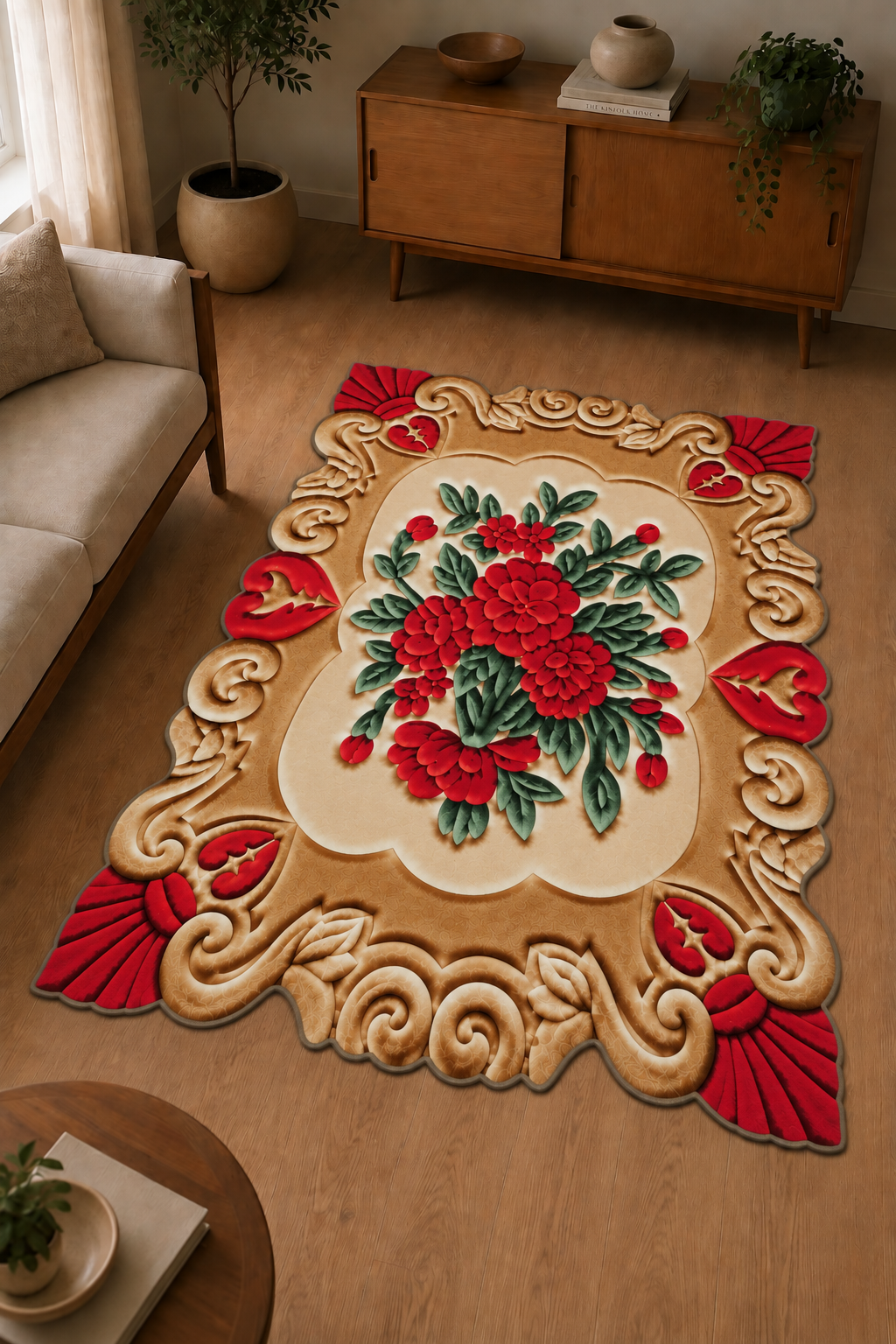 Oscar Furniture 7D Printed Hand-Tufted Carpet Alternative - FNN-005