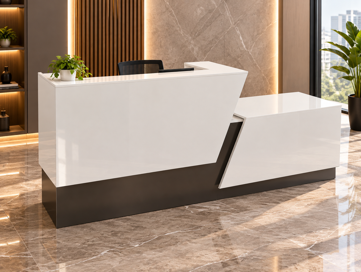 High quality MDF wood reception desk - HFS-075