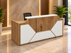 مكتب استقبال - Reception Counter - خشب MDF اسباني - CEM-071