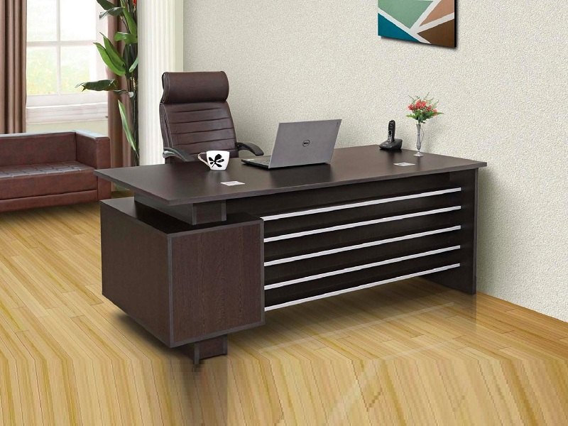 High-Quality MDF Wooden Manager’s Desk - HFS-083