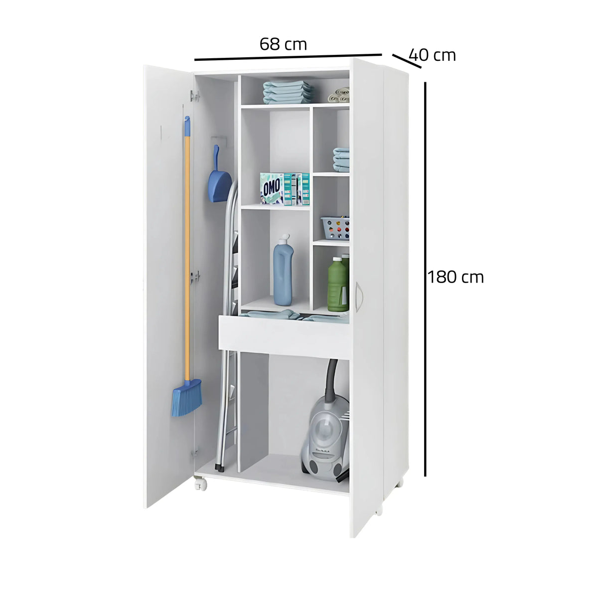 High Quality MDF Wood Bathroom Storage Unit - OSM-478