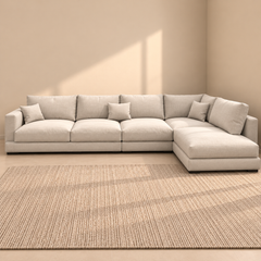 Beech wood corner with linen or velvet fabric - KYN-073