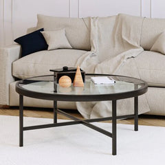 Dana coffee table 80 * 80 glass