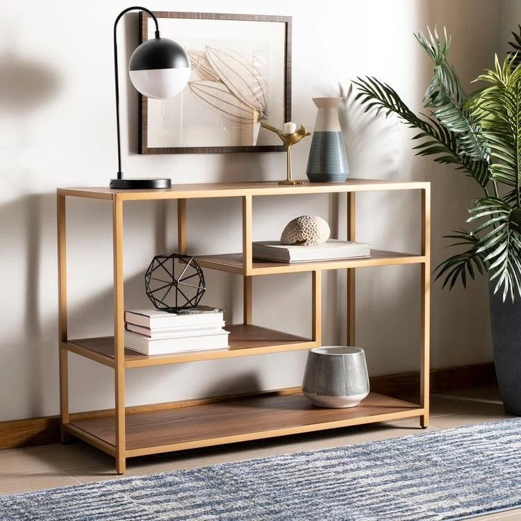 Iron and MDF Wood Console – Elegant Modern Design