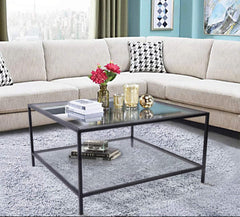 Kindi coffee table 80 * 80 glass