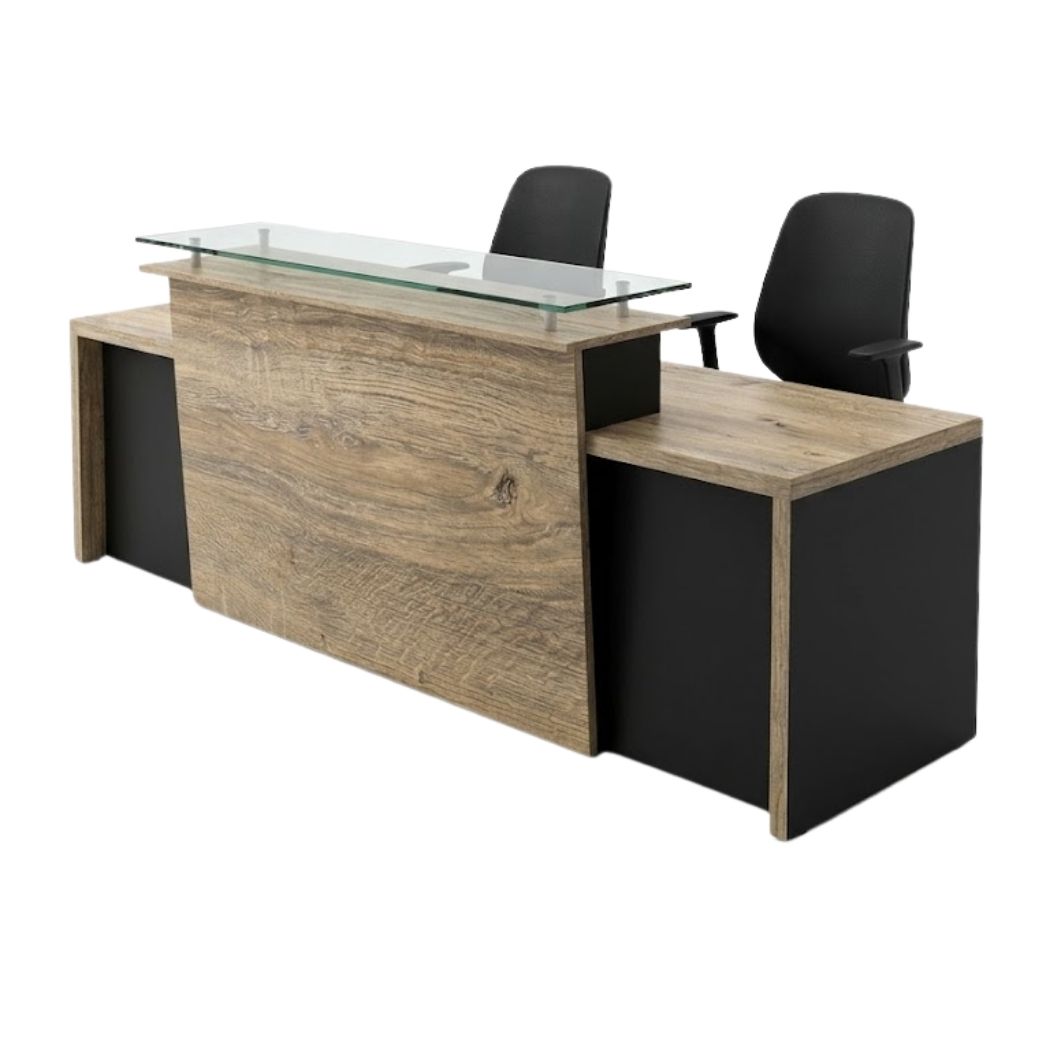 Reception desk - Reception Counter - Spanish MDF wood - CEM-095