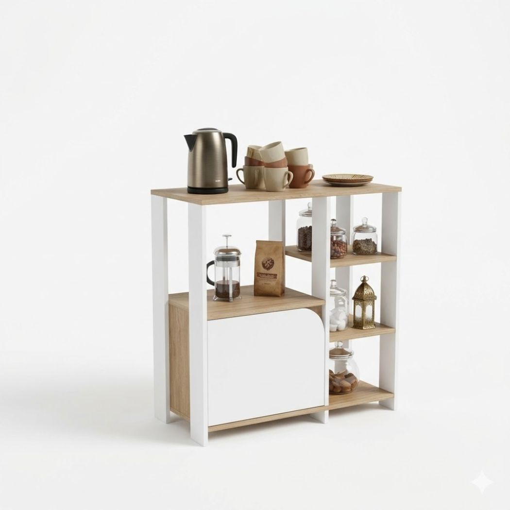 كوفي كورنر MDF عملي وأنيق – WAF-177