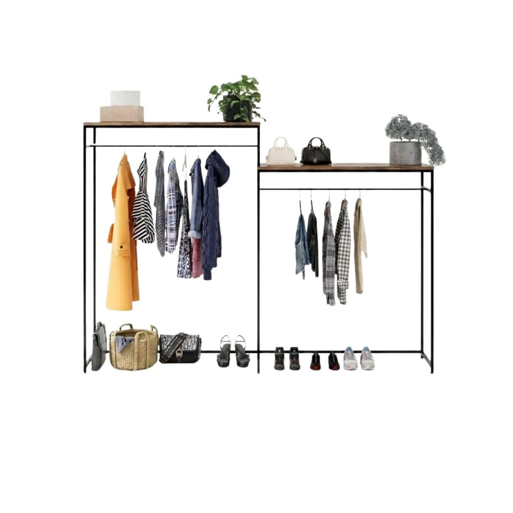 دريسنج خشب MDF كبير بتصميم عملي لتنظيم الملابس – WAF-221