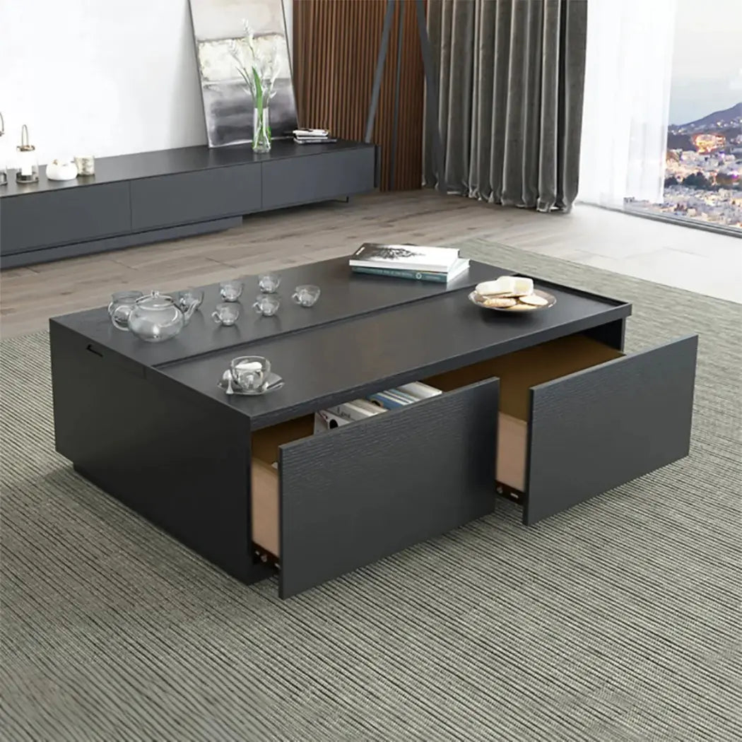 Treated Spanish MDF wood coffee table - OFS-028