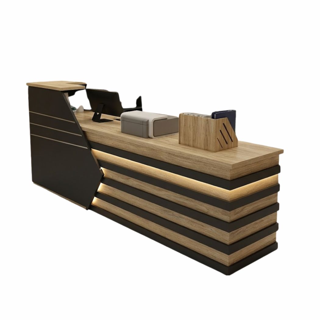 مكتب استقبال - Reception Counter - خشب MDF اسباني - CEM-070