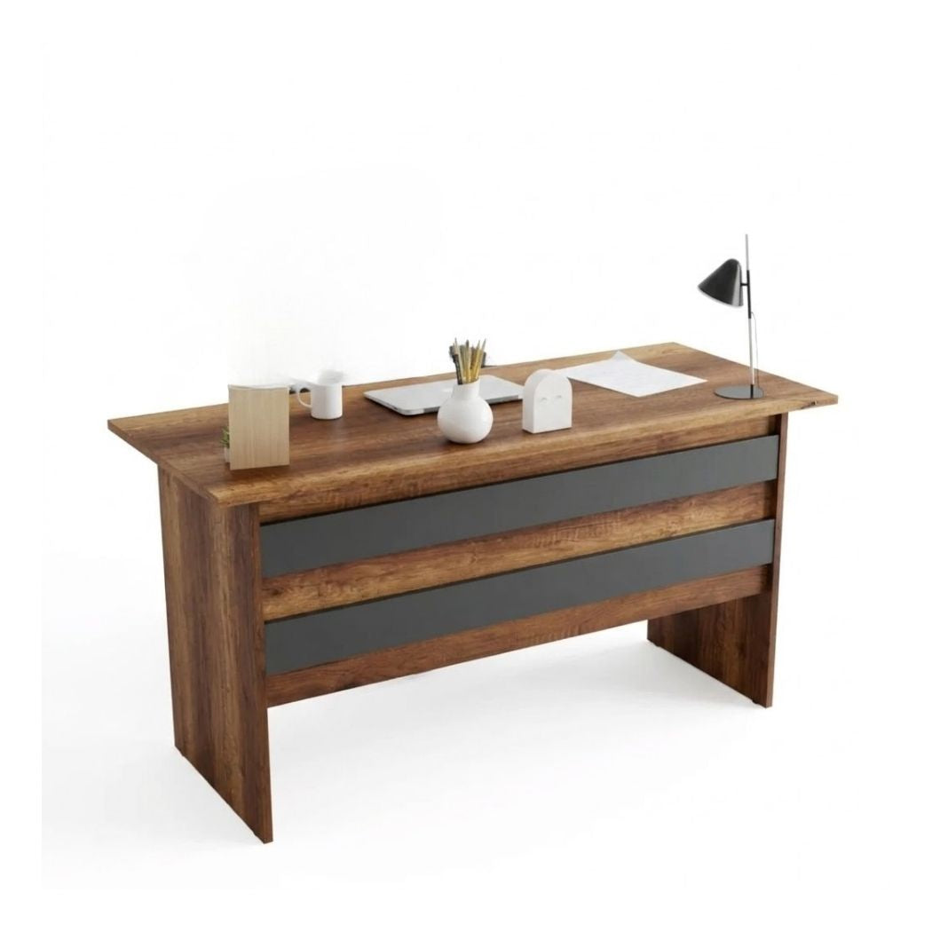 مكتب خشب MDF عملي بتصميم عصري للعمل والدراسة – WAF-249