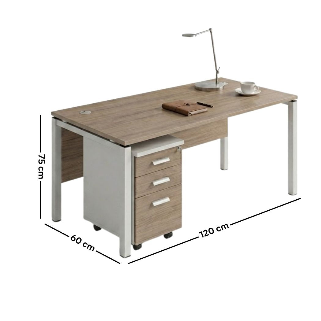 مكتب موظف خشب MDF اسباني - CEM-186