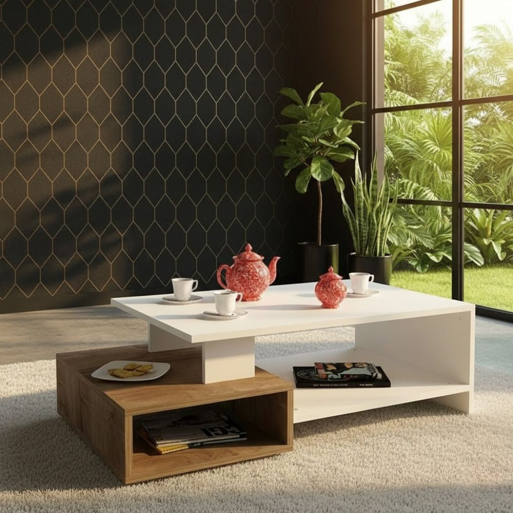Pearl coffee table 100 * 45 MDF wood
