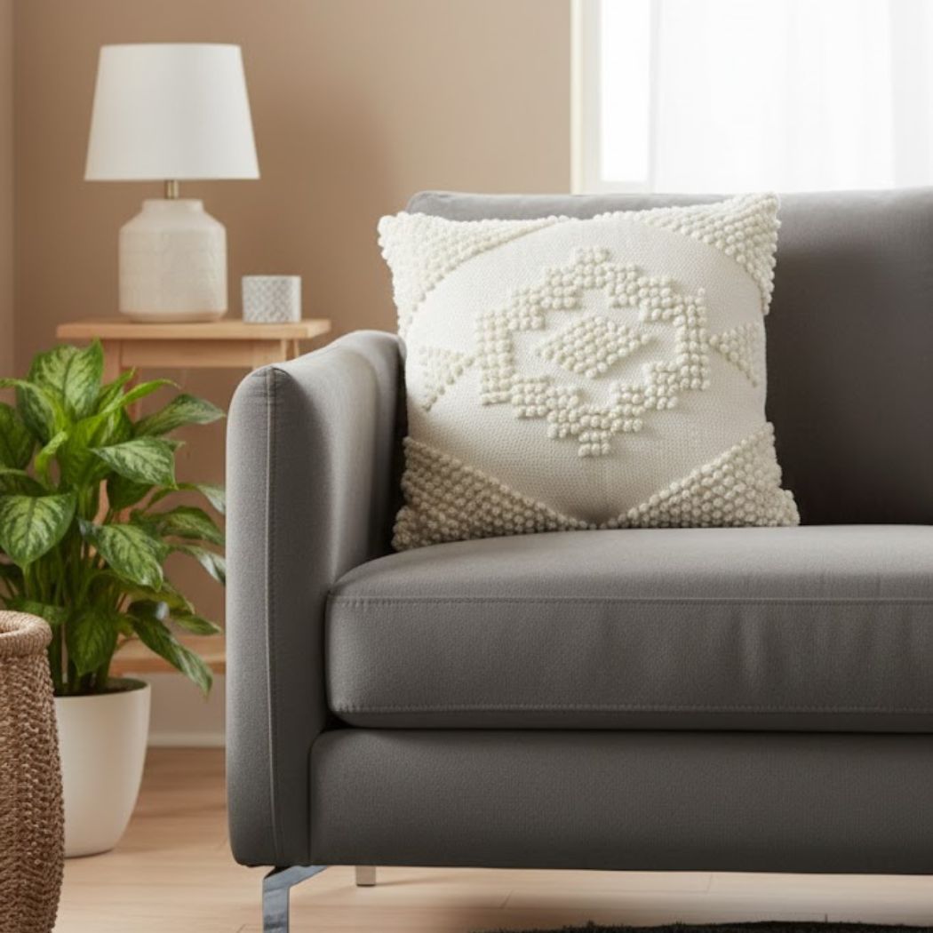 Handmade Wool Cushion – HAZ-151
