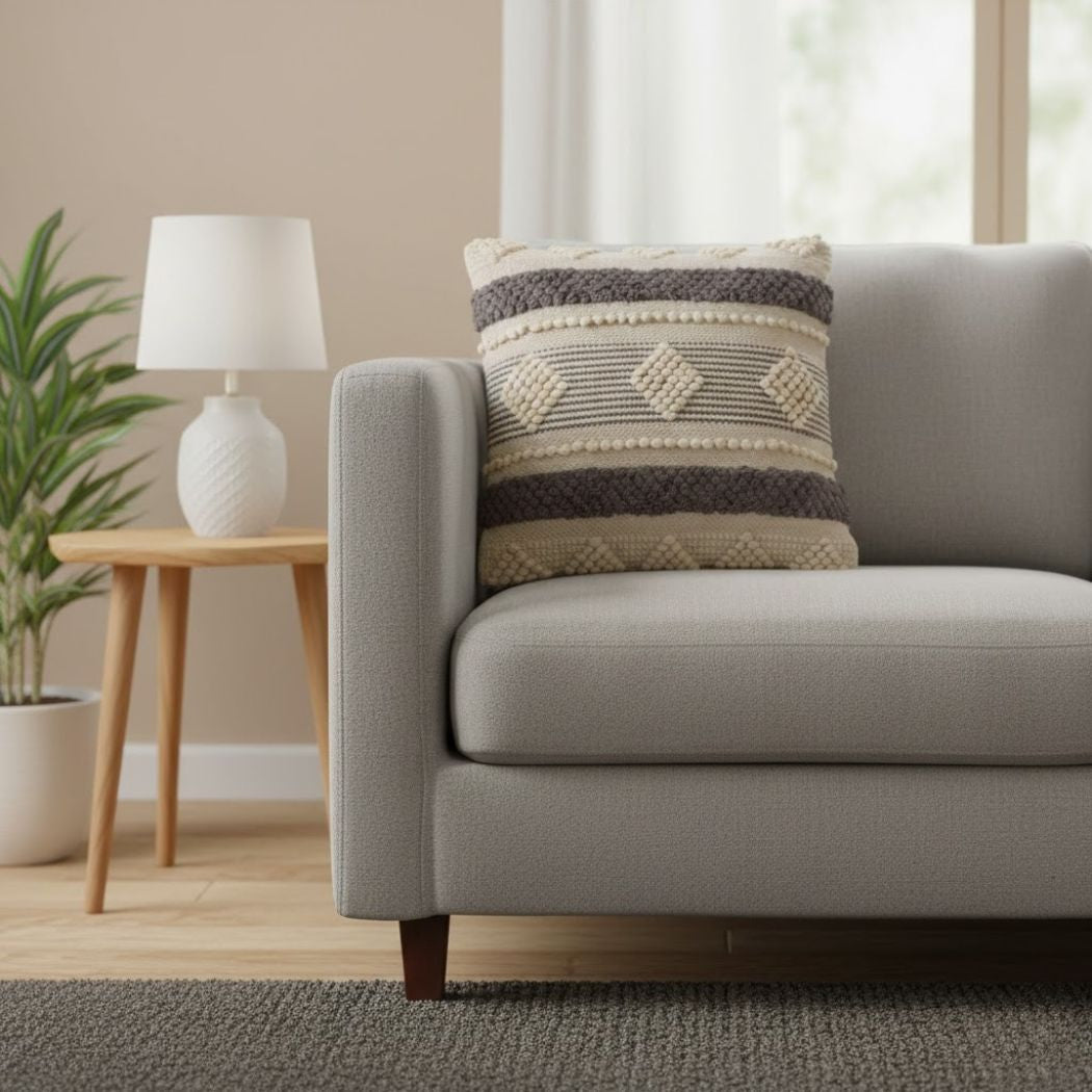 Handmade Wool Cushion – HAZ-147