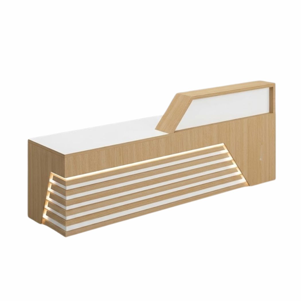 Meeting table - 240x120 - Spanish MDF wood with metal chassis - CEM-063