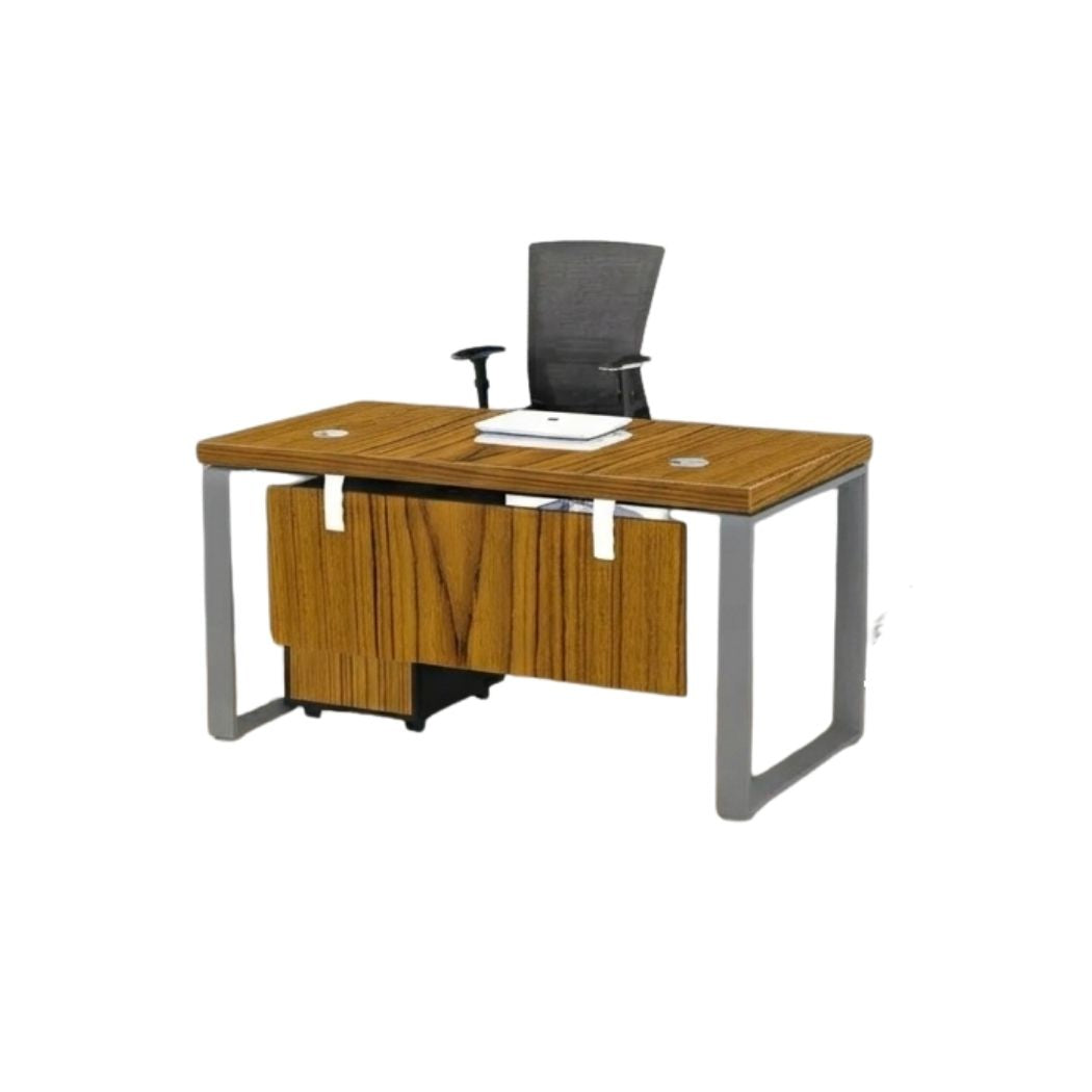 High-Quality Spanish MDF Wood Employee Desk with Modern Design – Model CEM-200