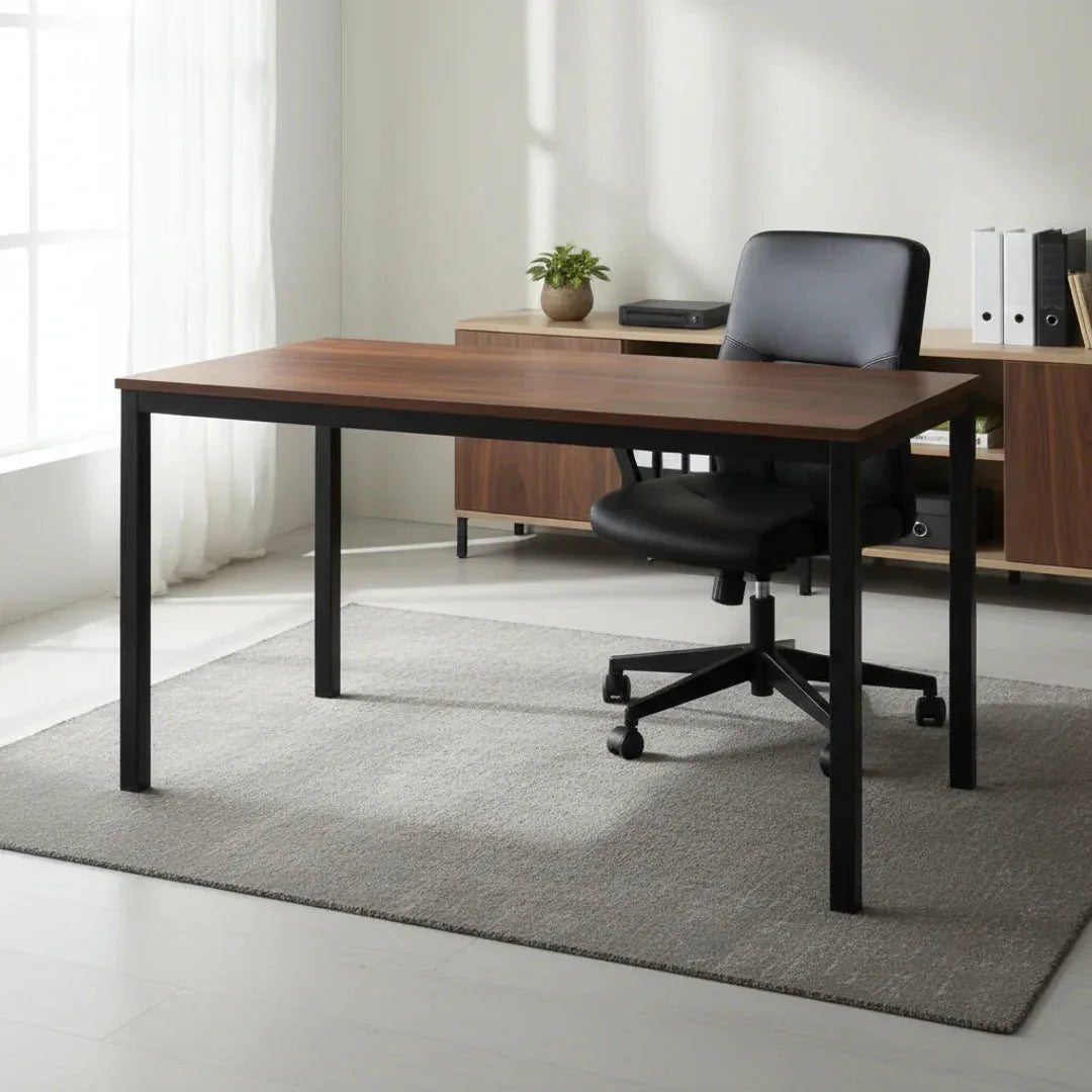 Large Steel and MDF Wood Desk with Professional Design for Work – WAF-275