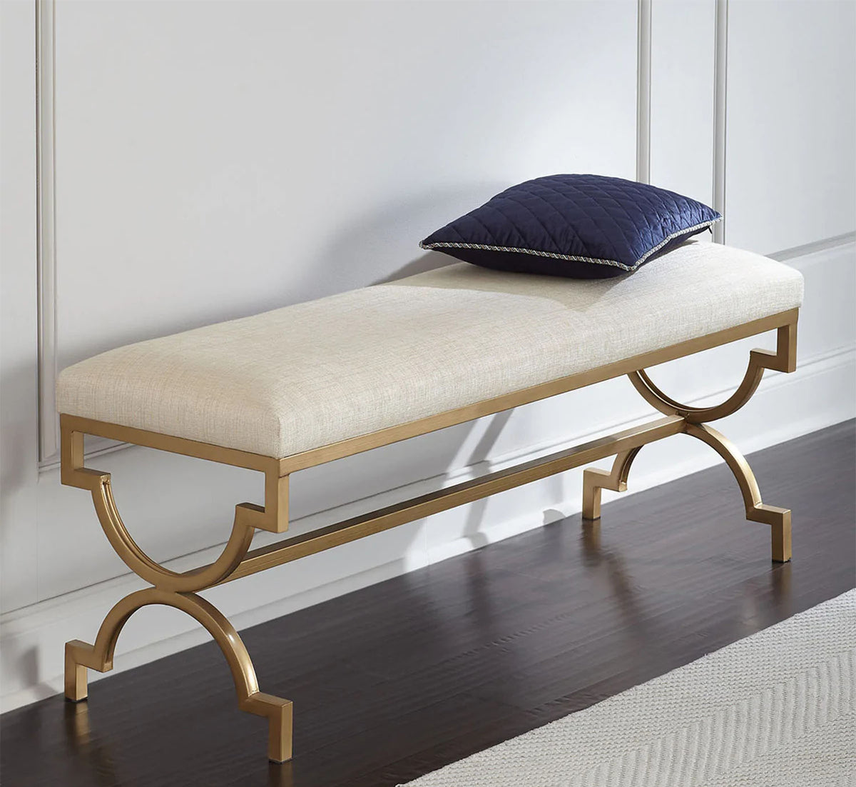 Modern Elegant Bench with High-Quality Materials