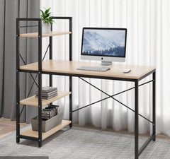 مكتب خشب ملامين -  MTC-029 - 120cmX120cm - اللون بيج - أوسكار فرنتشر