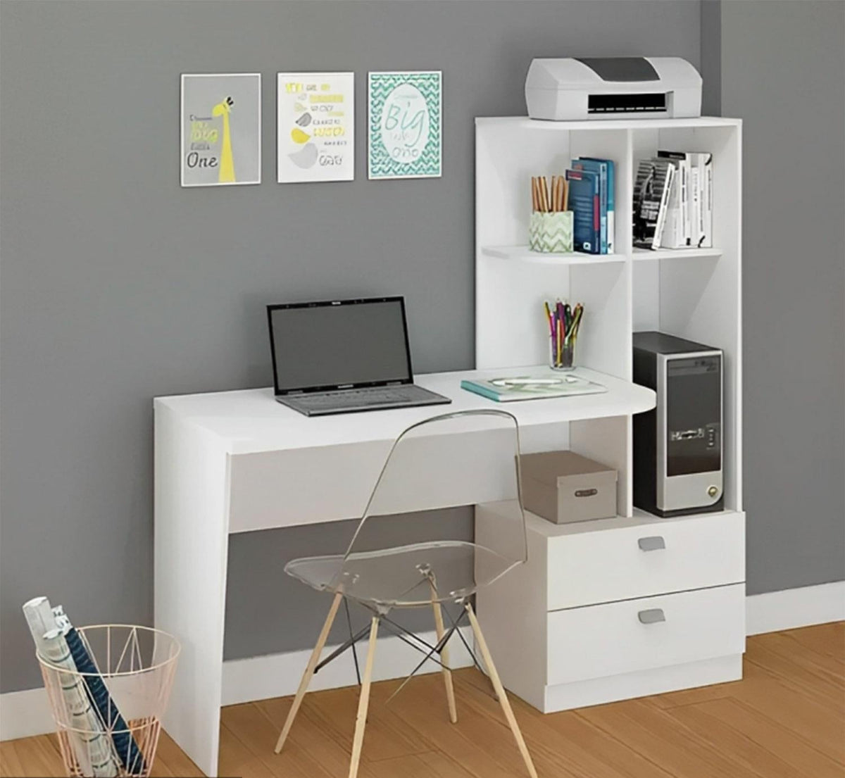 Spanish MDF wood desk - ITM-025 - 140cmX130cm
