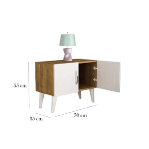 كومود خشب MDF عالي الجودة   - ELM-098 - 55cmX70cm  - أوسكار فرنتشر