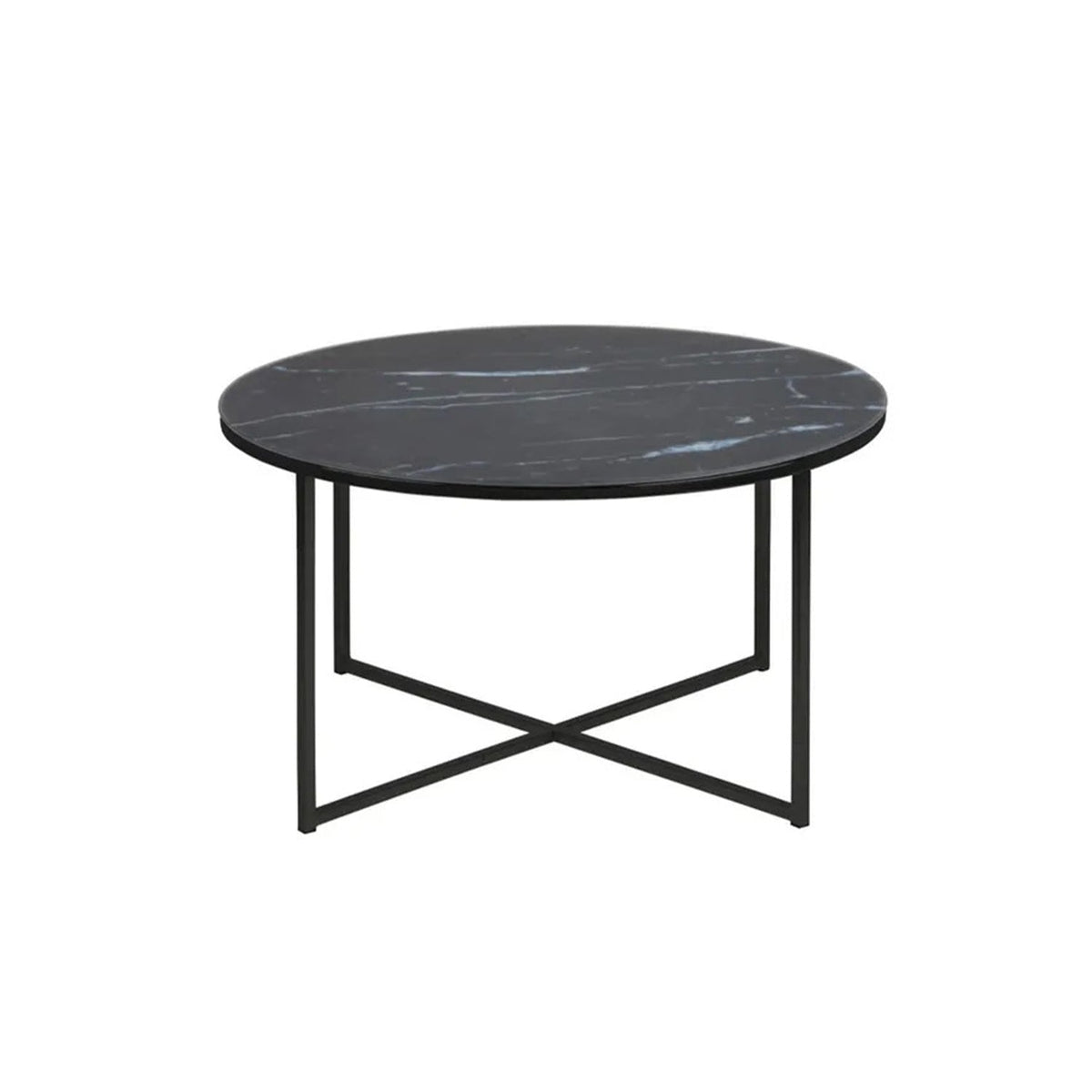 Claro coffee table, metal steel, thermal electrostatic paint