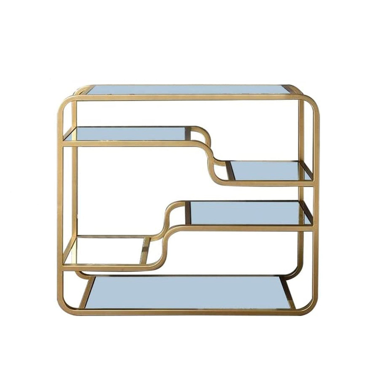 Modern iron and glass console – elegant and contemporary design