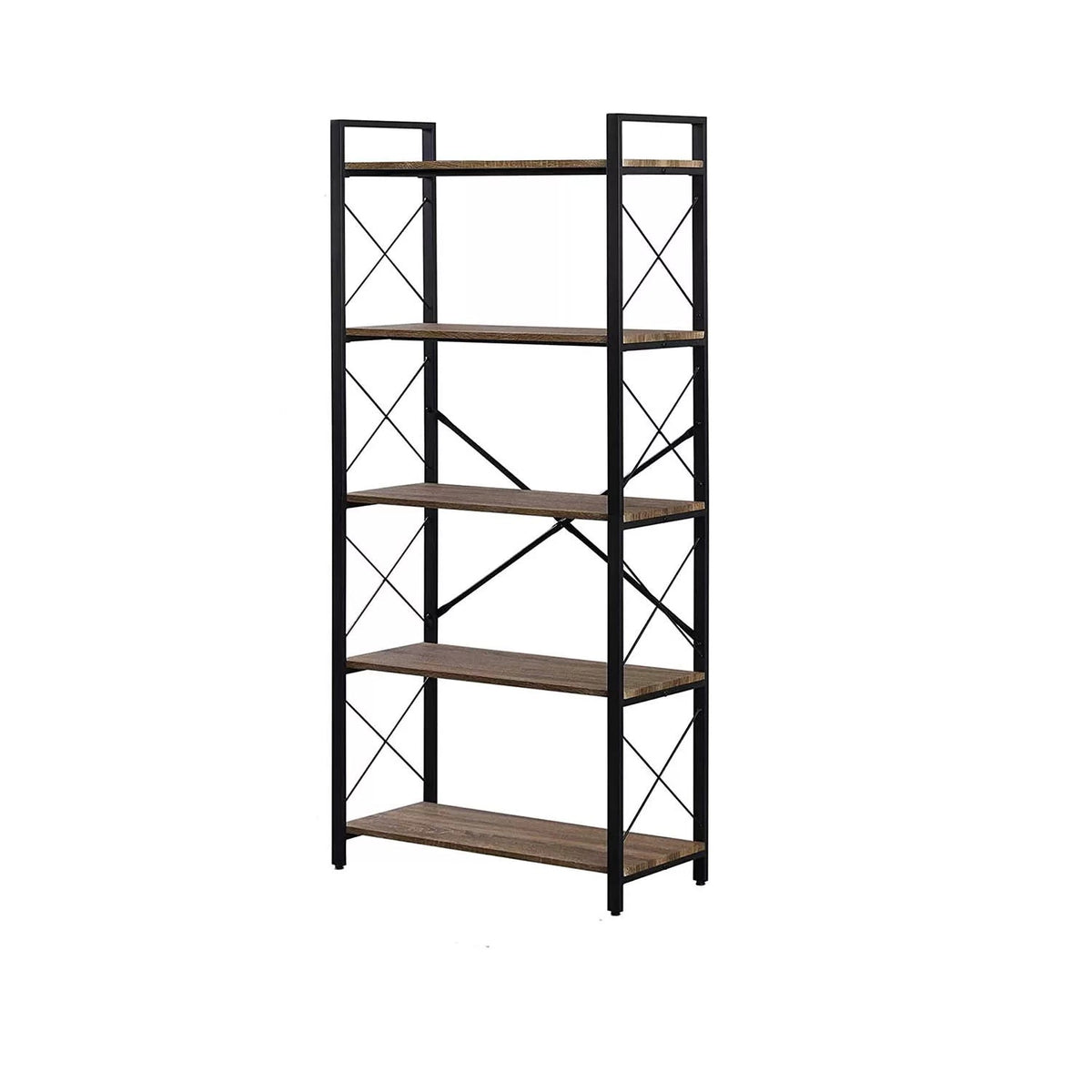وحدة عرض خشب ملامين -  MTC-033 -33cmX75cmX166cm  - اللون بني  - أوسكار فرنتشر