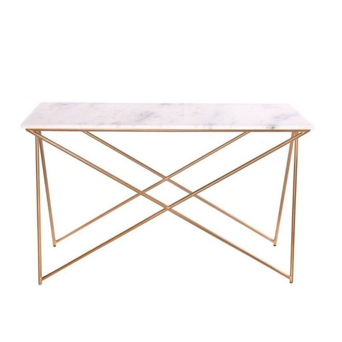 Luxury Modern Console Iron and Turkish Marble – Elegant and Contemporary Design