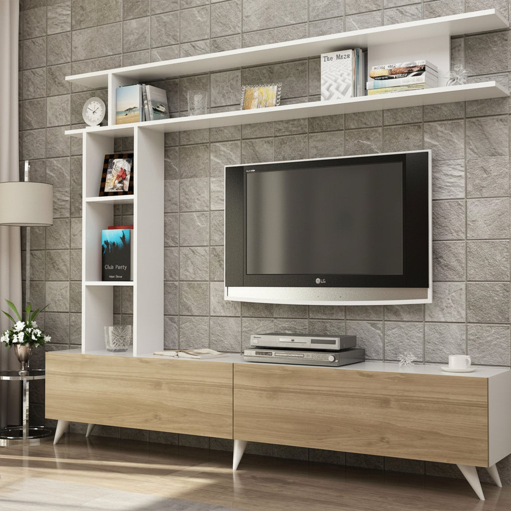 ترابيزة تليفزيون خشب MDf عالي الجودة - 160cmX40cm - ANT-128