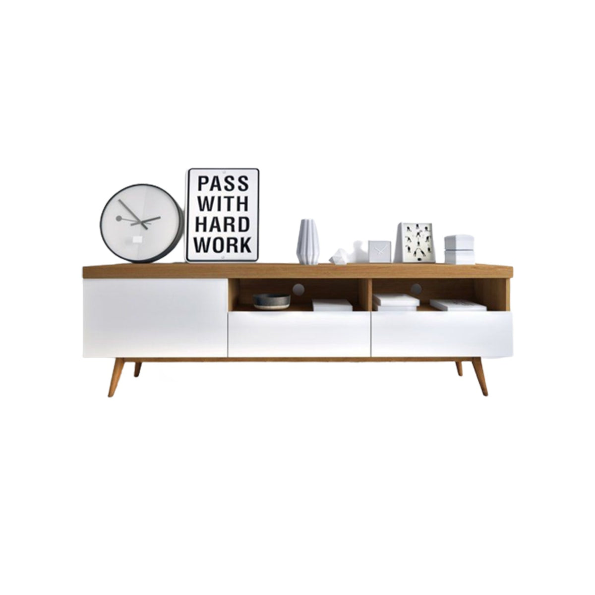 ترابيزة تليفزيون خشب MDf عالي الجودة - 160cmX40cm - ANT-118