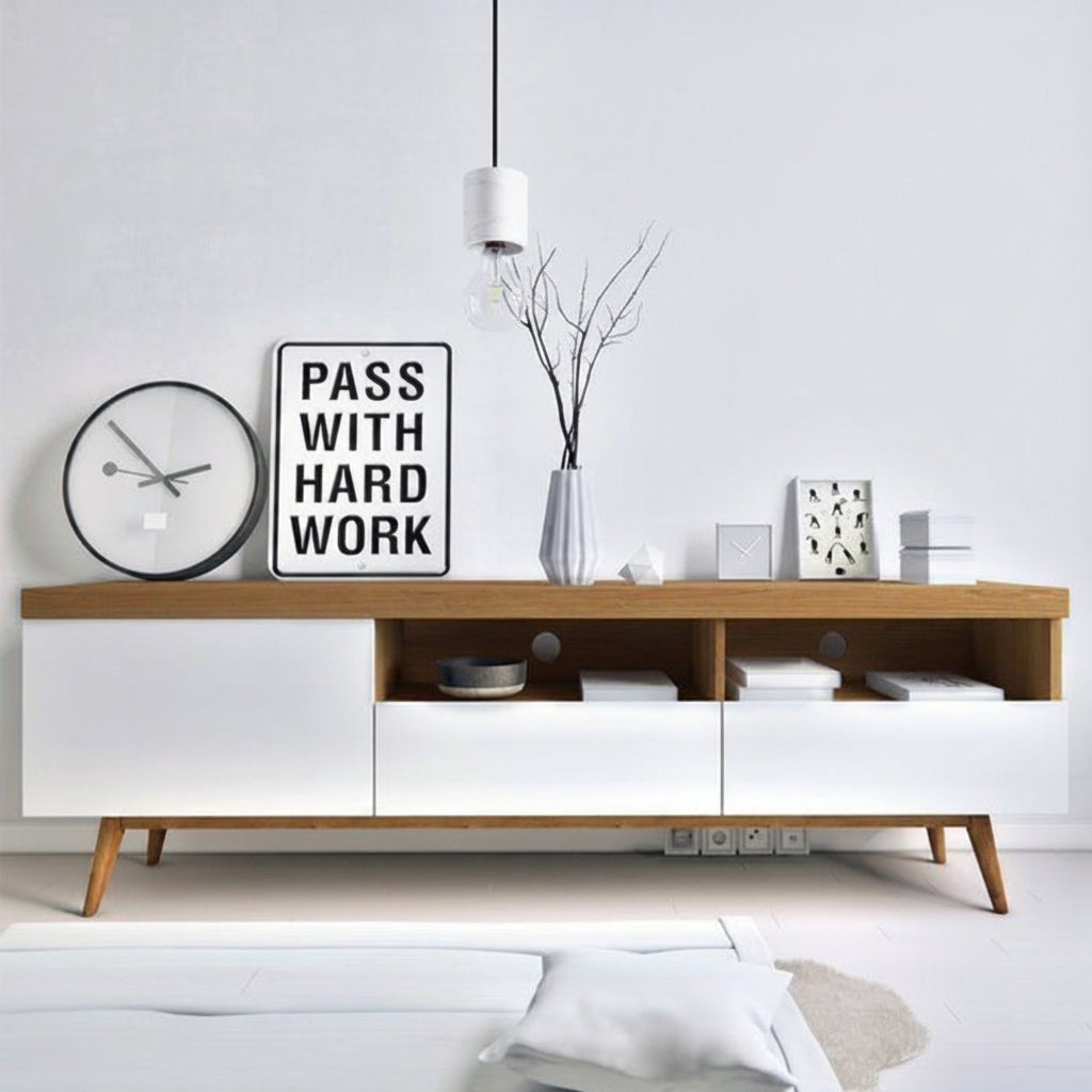 ترابيزة تليفزيون خشب MDf عالي الجودة - 160cmX40cm - ANT-118