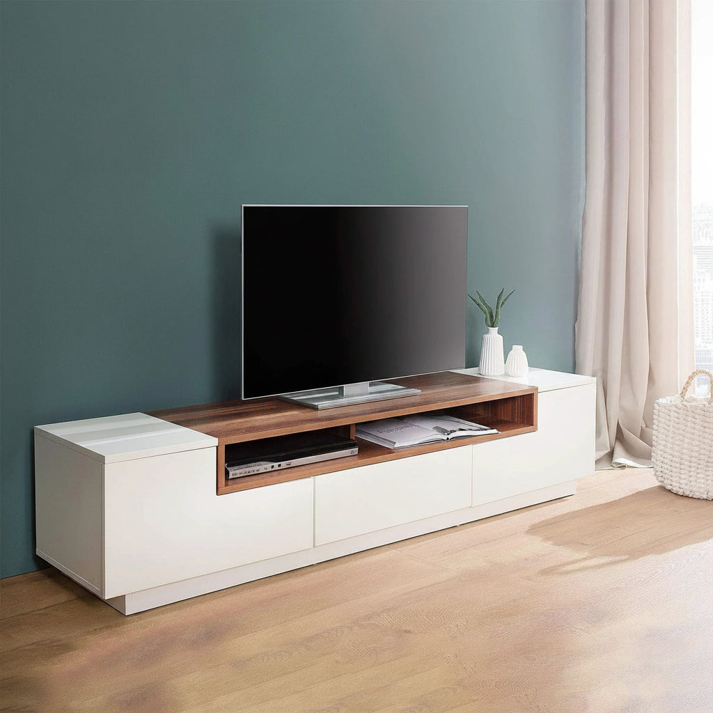 ترابيزة تليفزيون خشب MDf عالي الجودة - 180cmX40cm - ANT-126