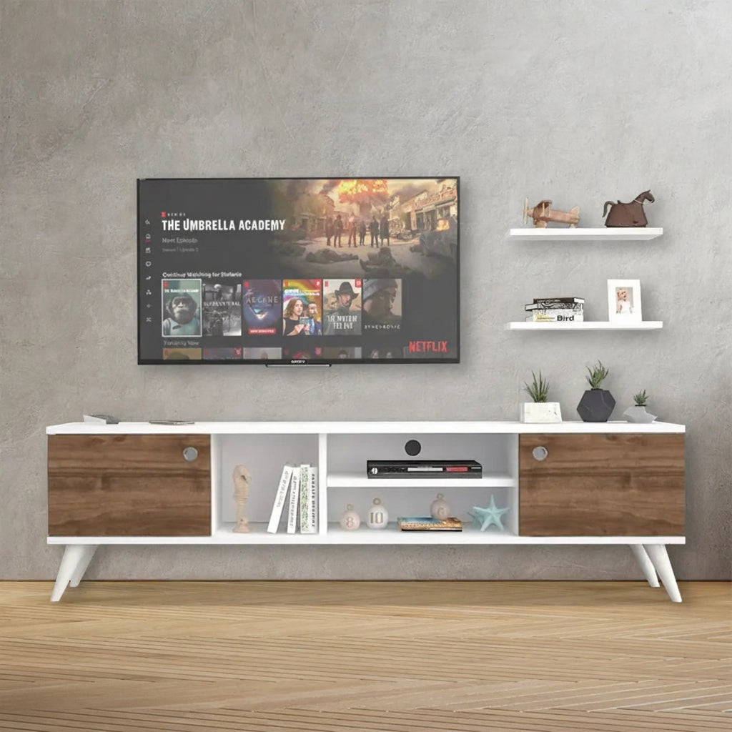 ترابيزة تليفزيون خشب MDf عالي الجودة - 180cmX40cm - ANT-136