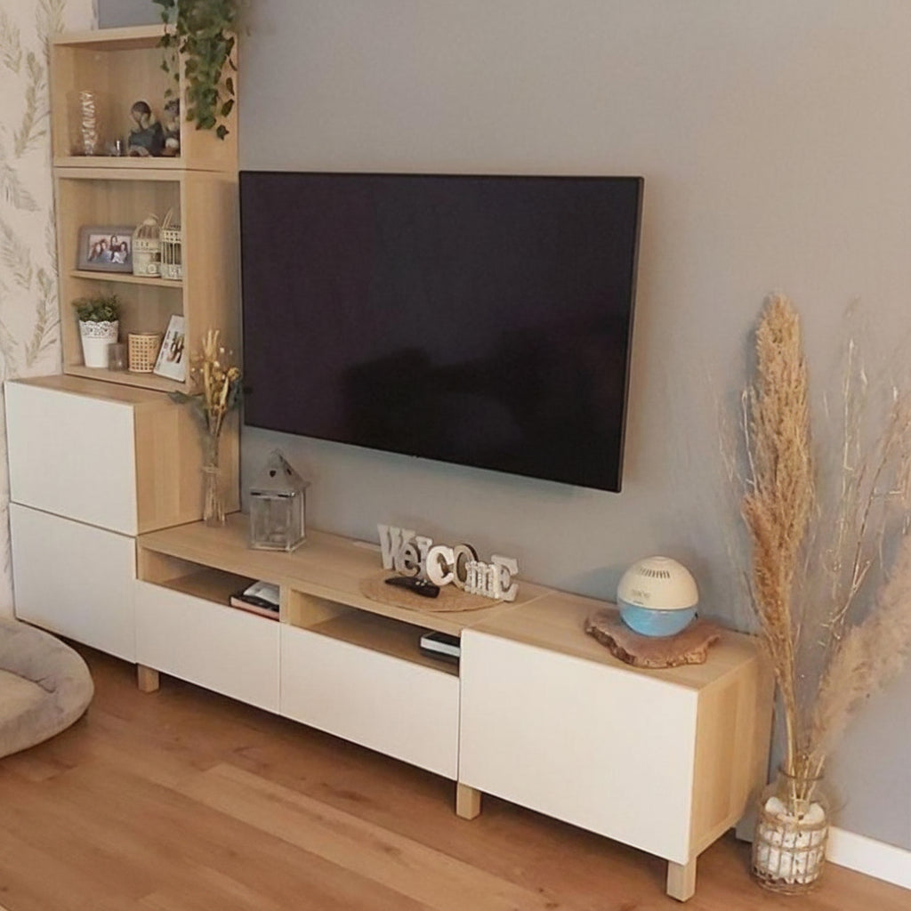 ترابيزة تليفزيون خشب Mdf عالي الجودة - 35cmX180cm - ELM-116
