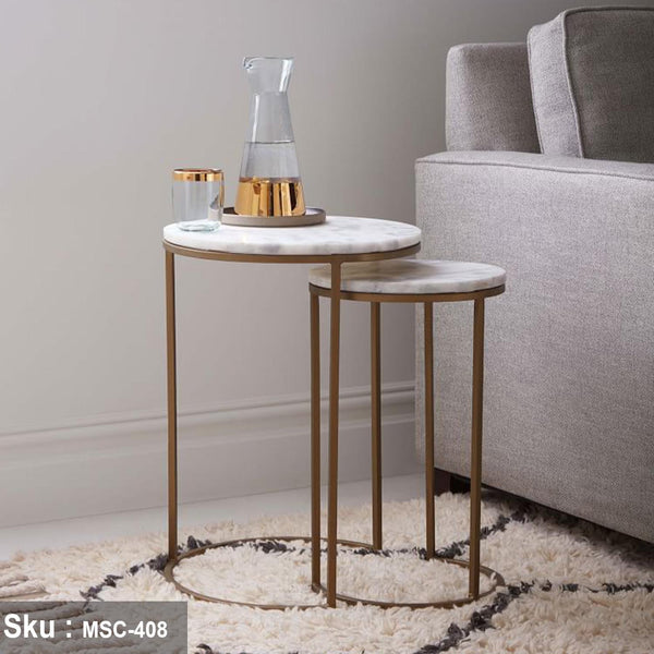 جيلليان ترابيزة جانبية حديد دهان الكتروستاتيك - اوسكار رتان